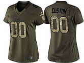Nike Women Kansas City Chiefs Customized Olive Camo Salute To Service Veterans Day Limited Jersey,baseball caps,new era cap wholesale,wholesale hats